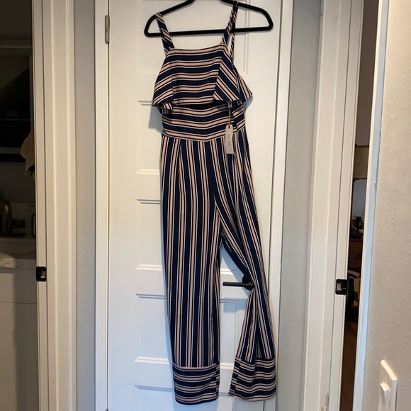 Leith Striped jumpsuit - Picture 1 of 8